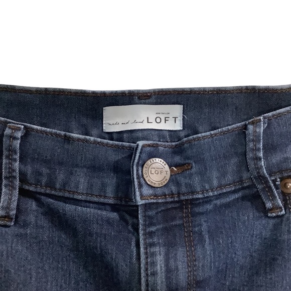 Loft high waisted skinny jeans size 4P - Picture 3 of 3